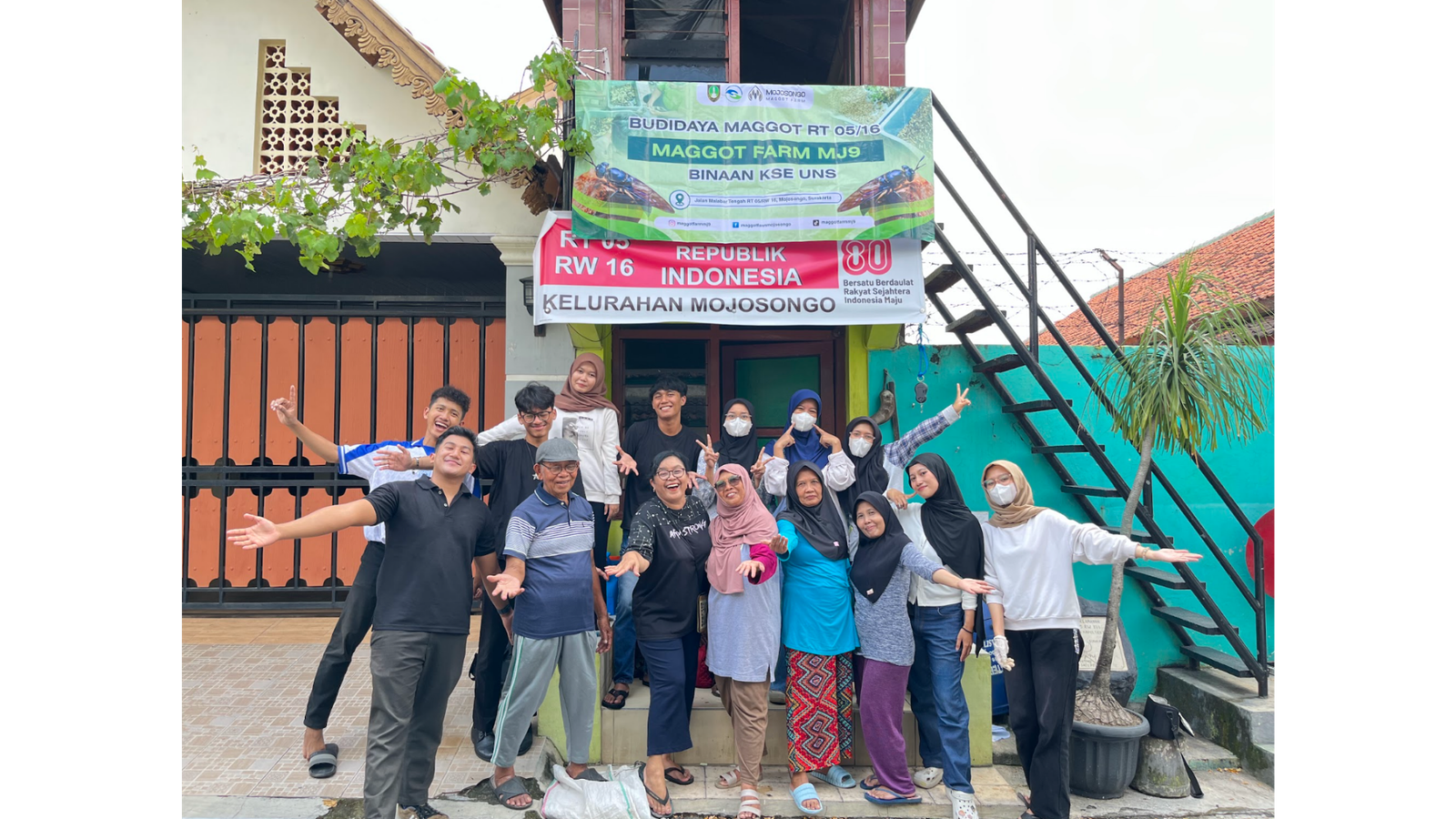 Kegiatan budidaya maggot BUMAS 16